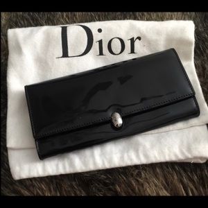 Vintage Patent Dior Wallet